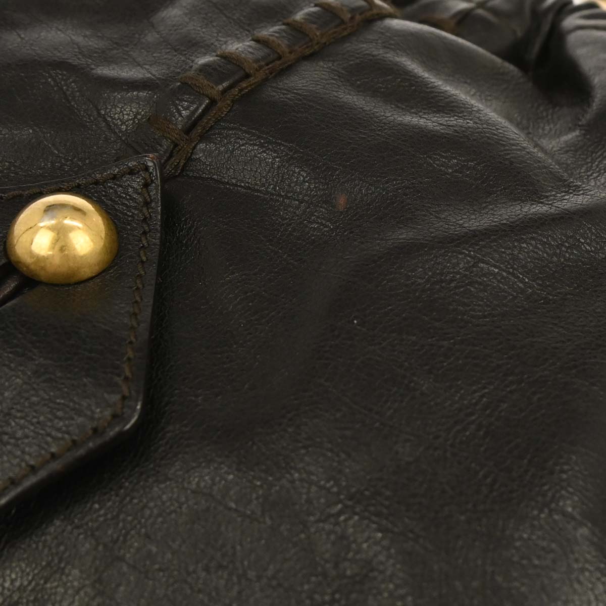 Yves Saint Laurent 2000s Brown Leather Mombasa Bag