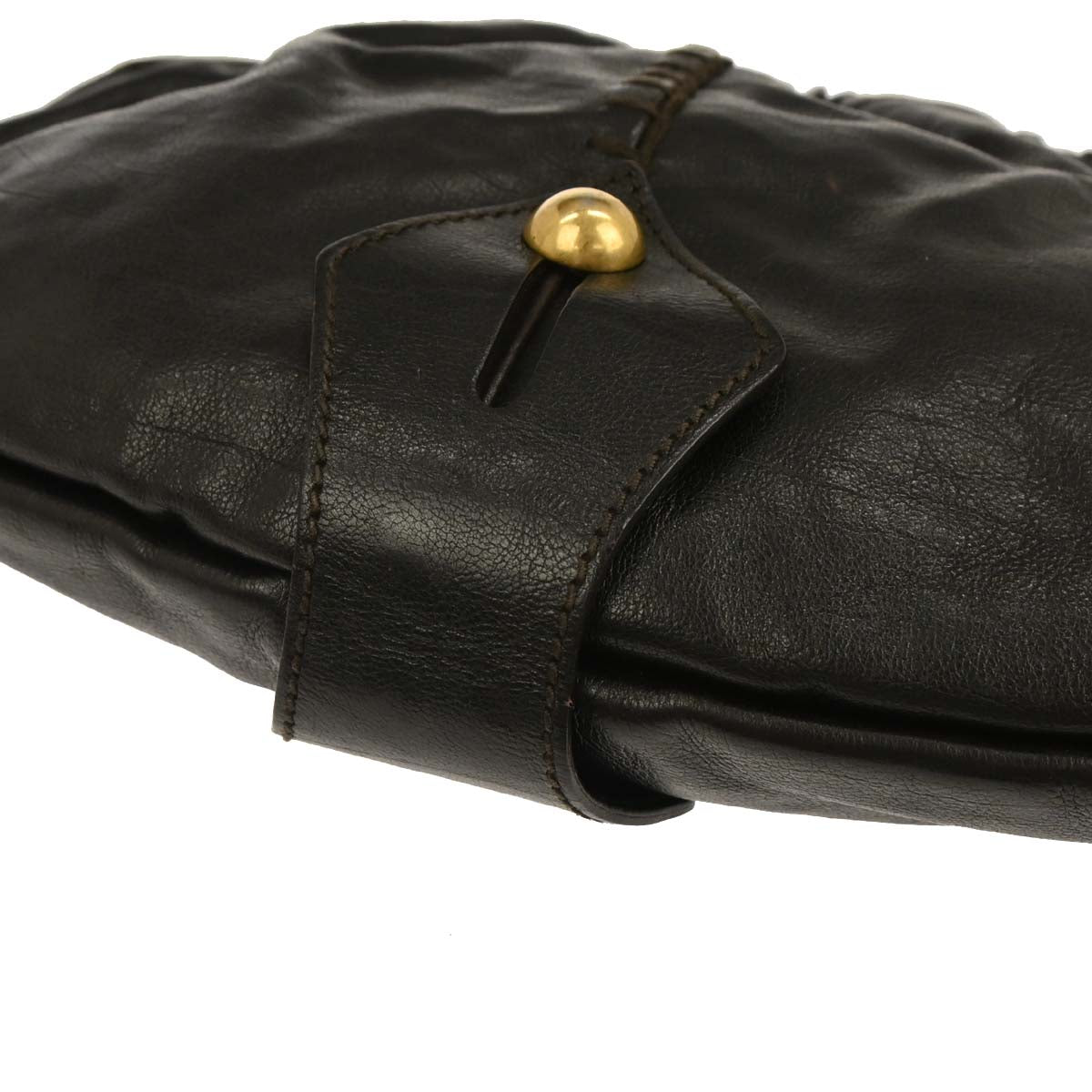 Yves Saint Laurent 2000s Brown Leather Mombasa Bag