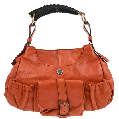 Yves Saint Laurent 2000s Vermilion Red Leather Mombasa Bag