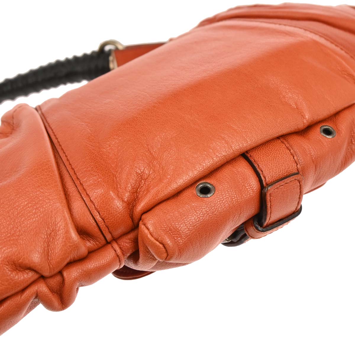 Yves Saint Laurent 2000s Vermilion Red Leather Mombasa Bag