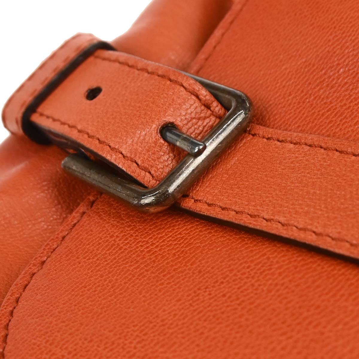 Yves Saint Laurent 2000s Vermilion Red Leather Mombasa Bag