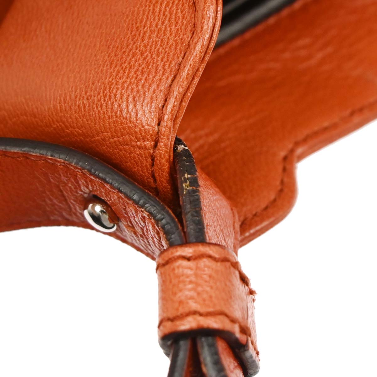 Yves Saint Laurent 2000s Vermilion Red Leather Mombasa Bag