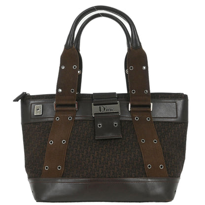 Christian Dior Brown Street Chic Trotter Tote Handbag