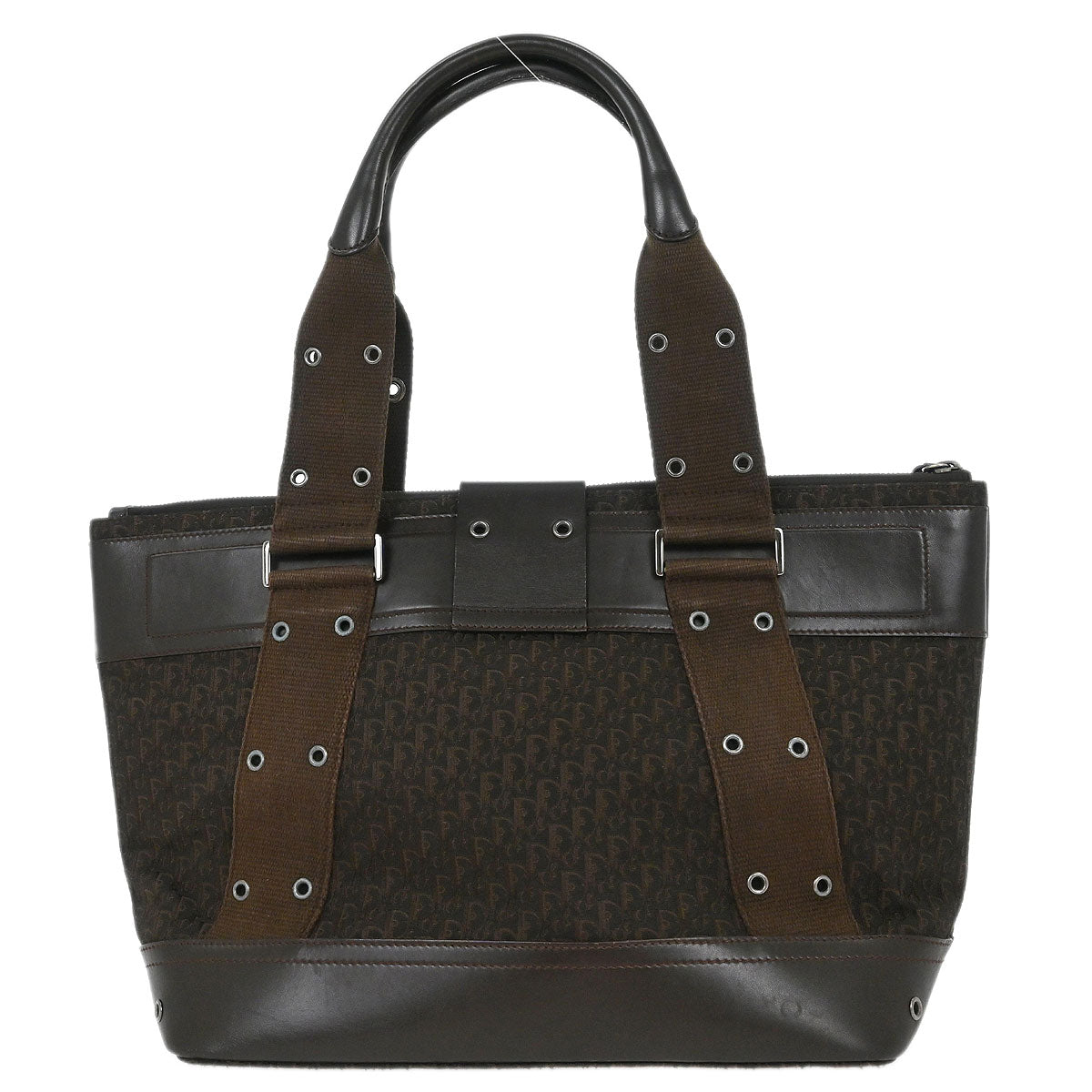 Christian Dior Brown Street Chic Trotter Tote Handbag