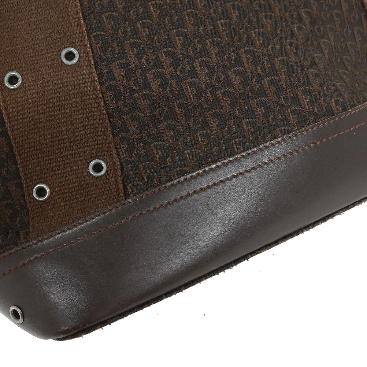 Christian Dior Brown Street Chic Trotter Tote Handbag