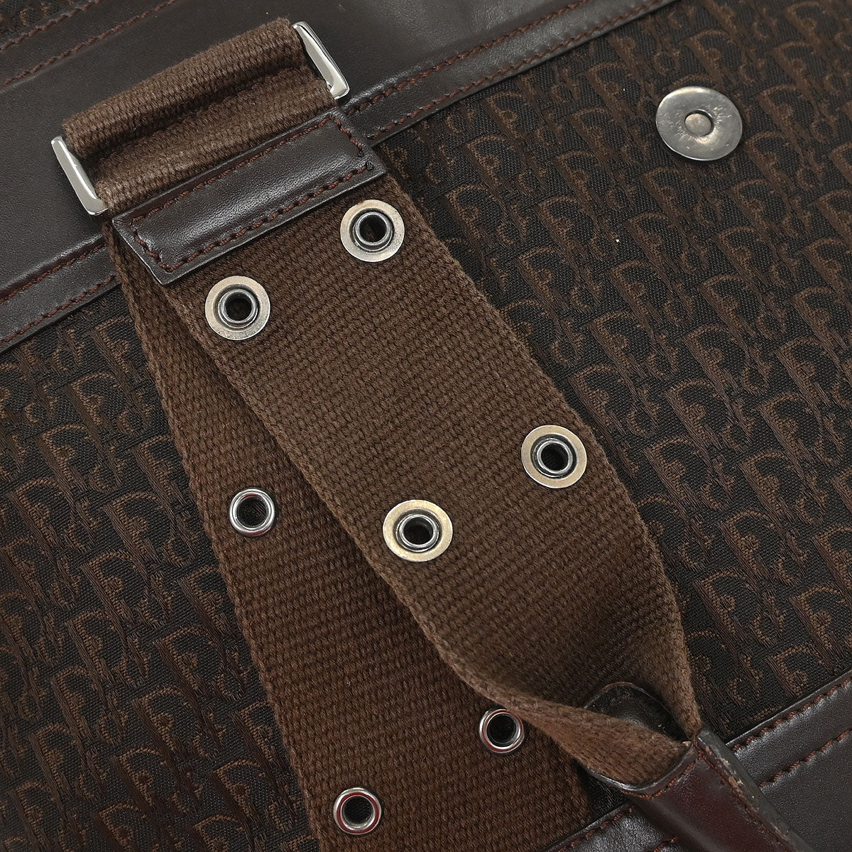 Christian Dior Brown Street Chic Trotter Tote Handbag