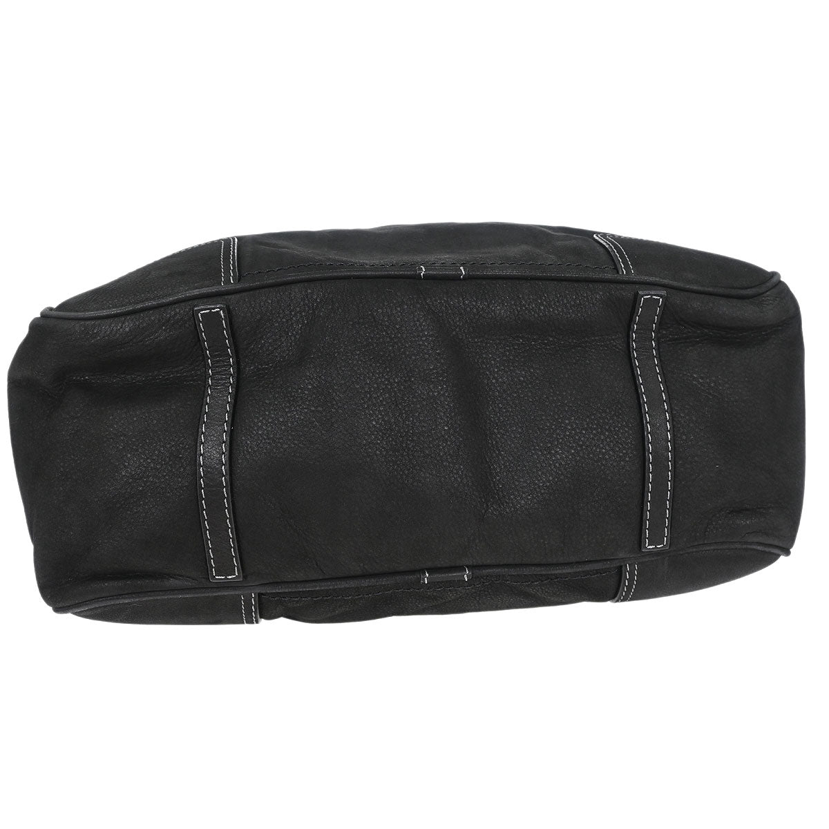 Loewe * Black Leather Tote 2way Shoulder Handbag