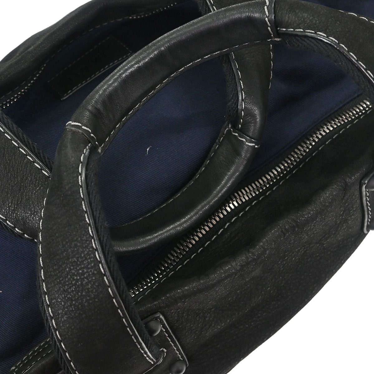 Loewe * Black Leather Tote 2way Shoulder Handbag