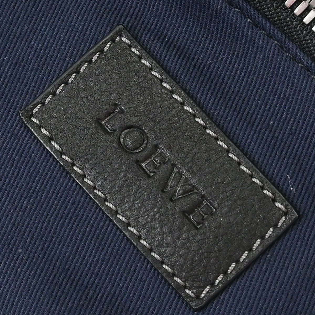 Loewe * Black Leather Tote 2way Shoulder Handbag