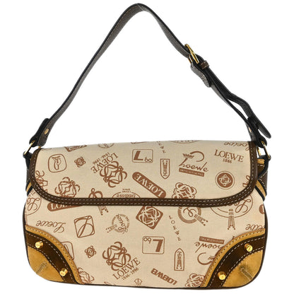 Loewe * Ivory Canvas Handbag