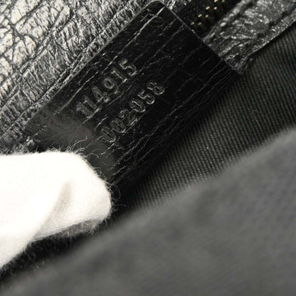 Gucci Black Horsebit GG Shoulder Bag