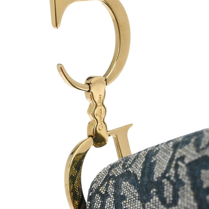 Christian Dior Navy Trotter Saddle Handbag