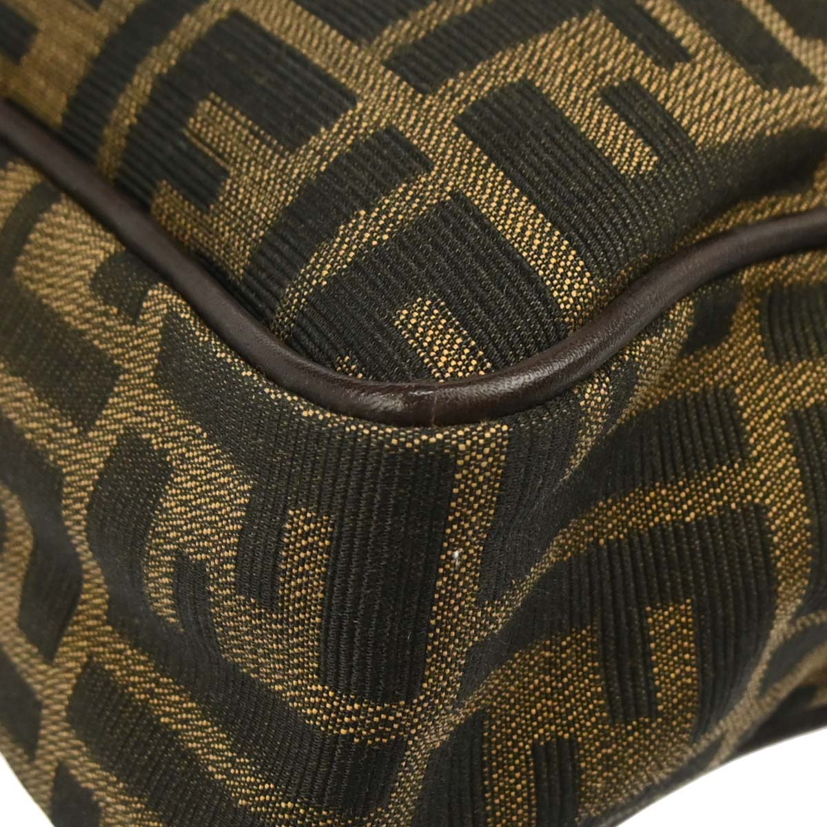 Fendi Brown Zucca 2way Shoulder Handbag