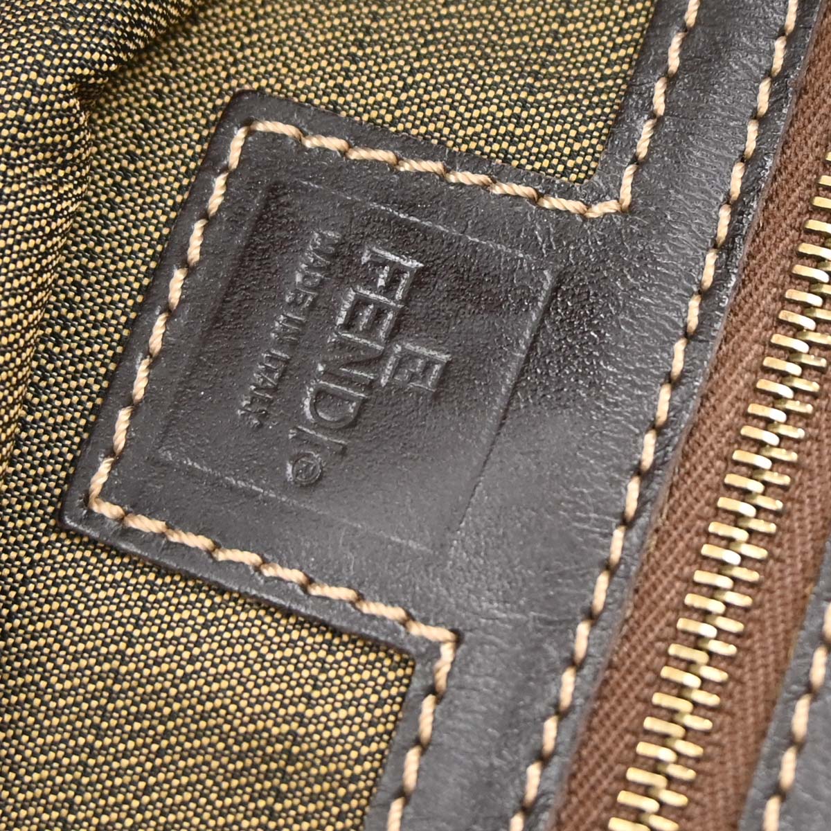 Fendi Brown Zucca 2way Shoulder Handbag