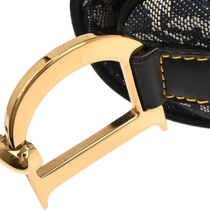 Christian Dior Navy Trotter Saddle Handbag