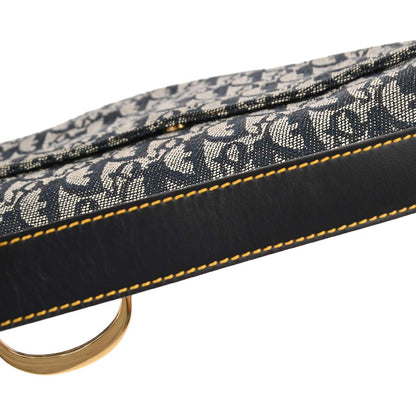 Christian Dior Navy Trotter Saddle Handbag