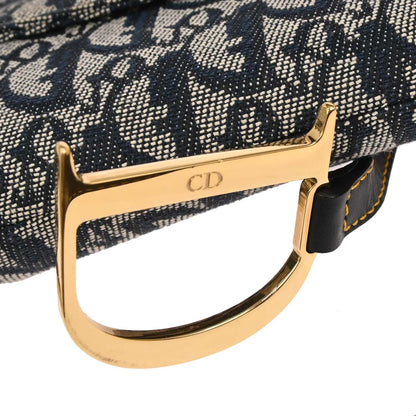 Christian Dior Navy Trotter Saddle Handbag