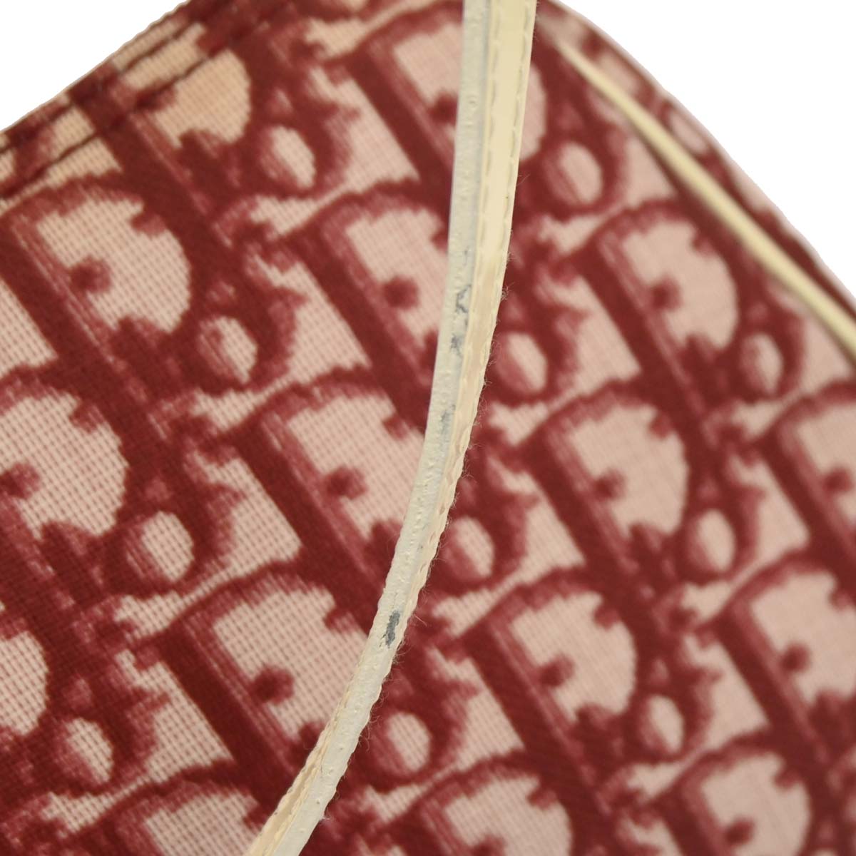 Christian Dior Red Trotter Saddle Handbag
