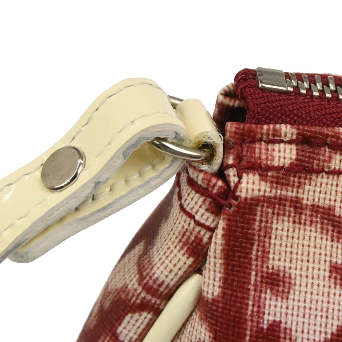 Christian Dior Red Trotter Saddle Handbag