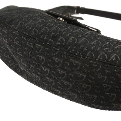 Christian Dior Black Canvas Street Chic Trotter Handbag