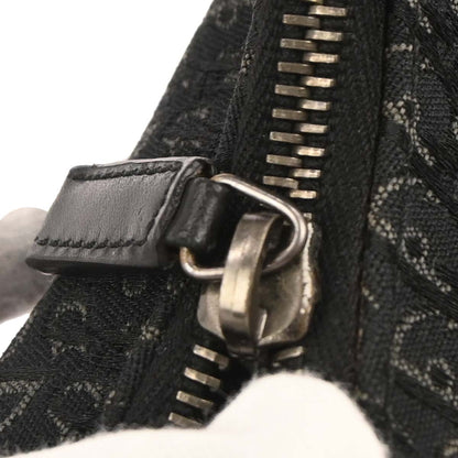 Christian Dior Black Canvas Street Chic Trotter Handbag