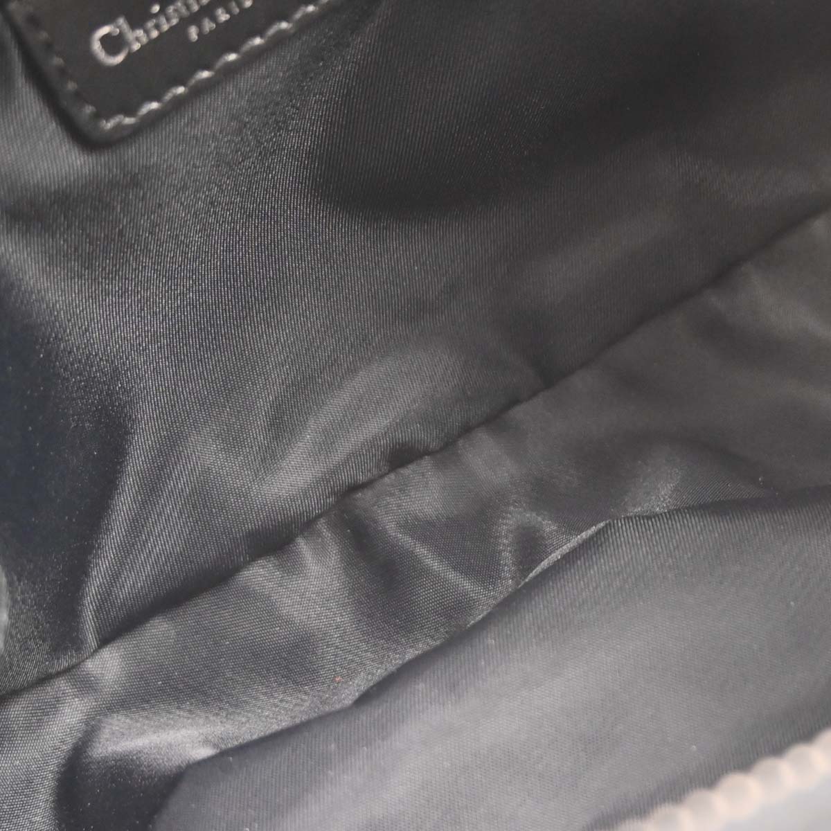 Christian Dior Black Canvas Street Chic Trotter Handbag