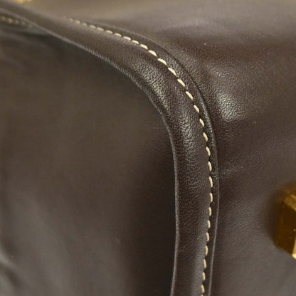 Loewe Beige Brown Suede Amazona 32 Handbag