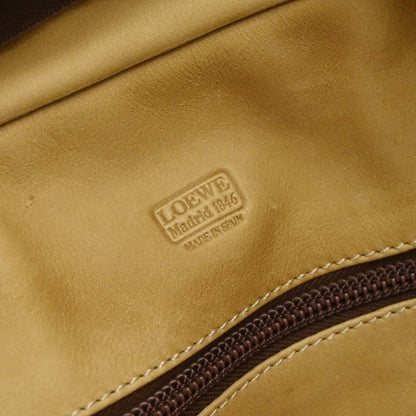 Loewe Beige Brown Suede Amazona 32 Handbag