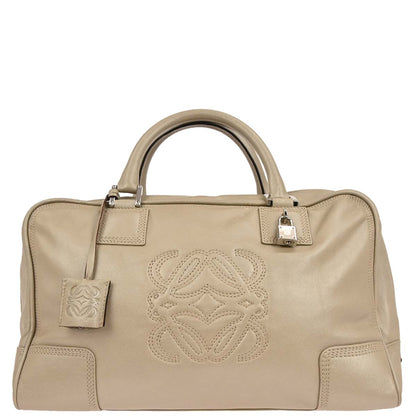 Loewe Ivory Leather Amazona 36 Handbag