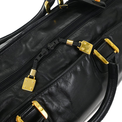 Loewe Black Leather Amazona 50 Handbag