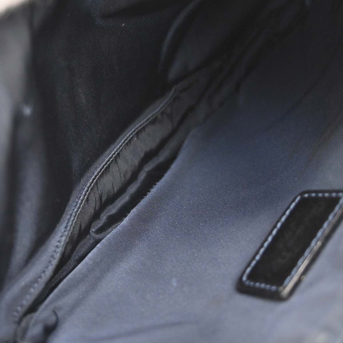 Christian Dior Blue Denim Print Saddle Handbag