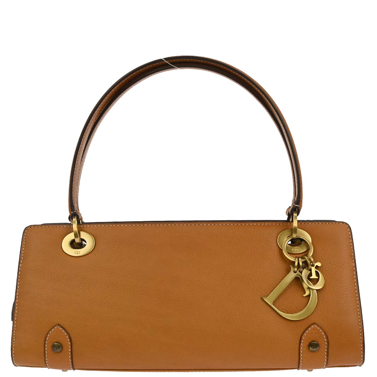 Christian Dior Brown Leather Handbag