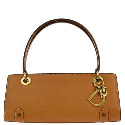 Christian Dior Brown Leather Handbag