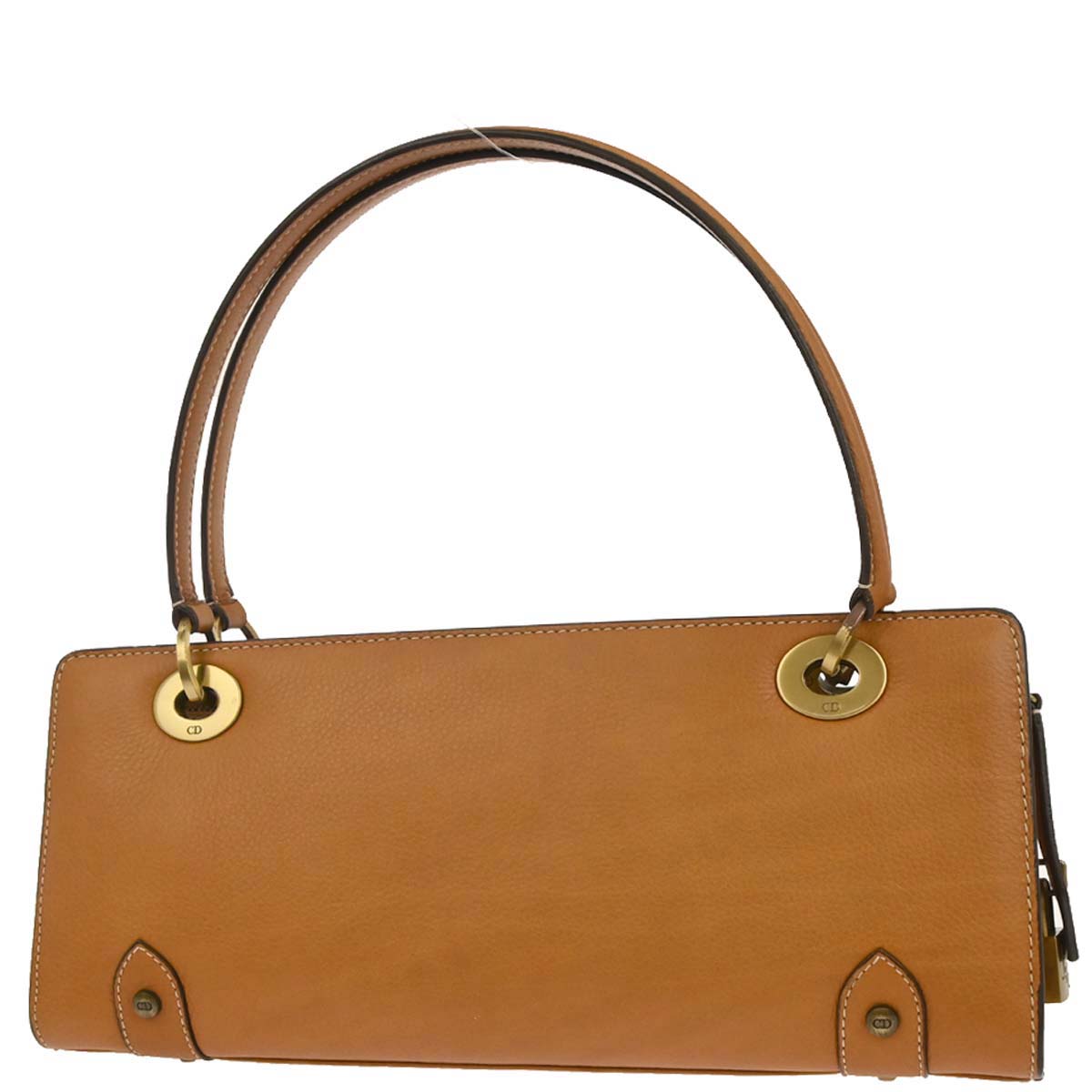 Christian Dior Brown Leather Handbag