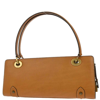 Christian Dior Brown Leather Handbag
