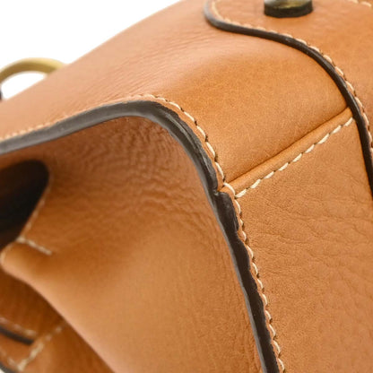 Christian Dior Brown Leather Handbag