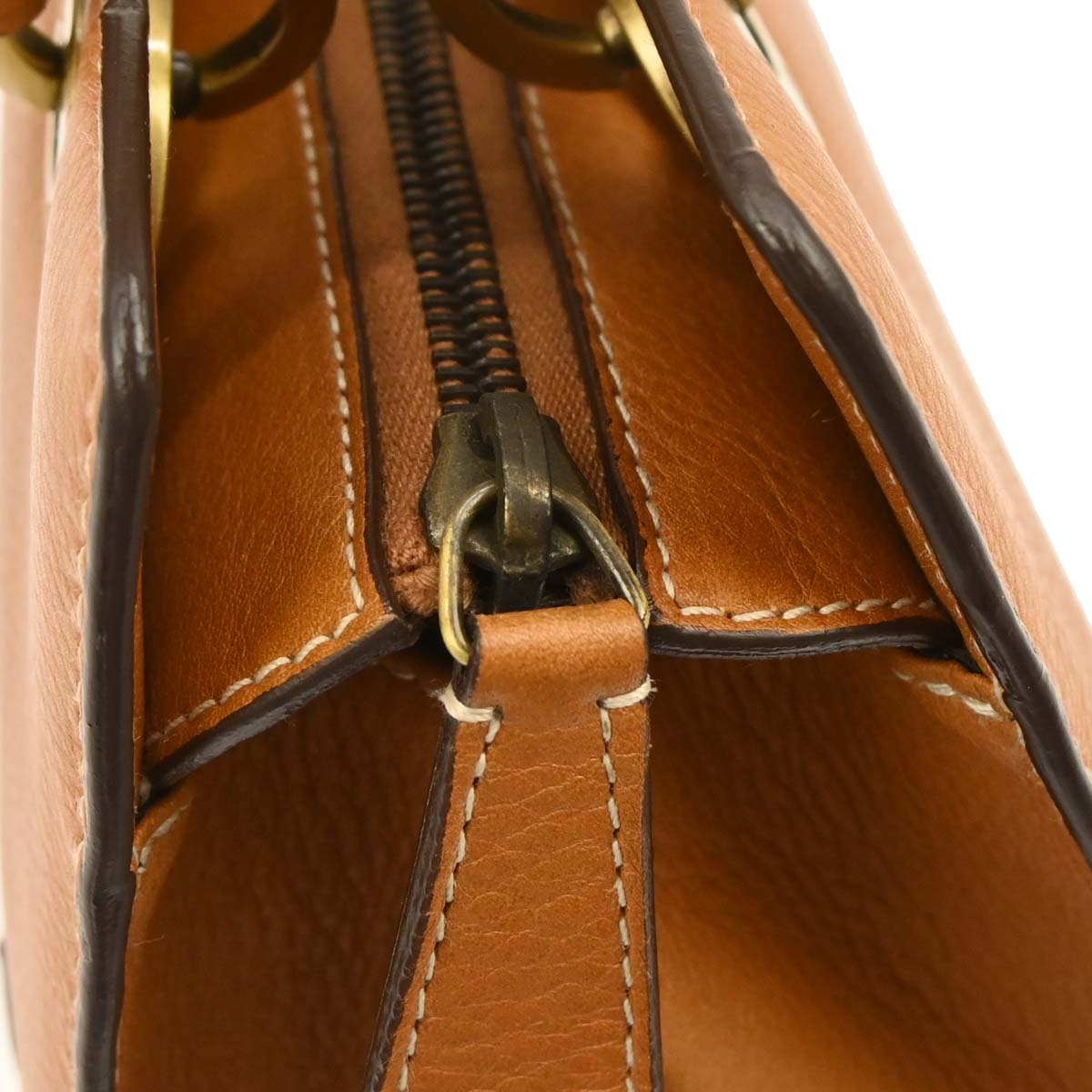 Christian Dior Brown Leather Handbag