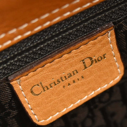 Christian Dior Brown Leather Handbag