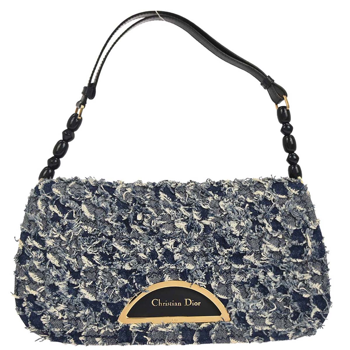 Christian Dior Blue Denim Malice Handbag