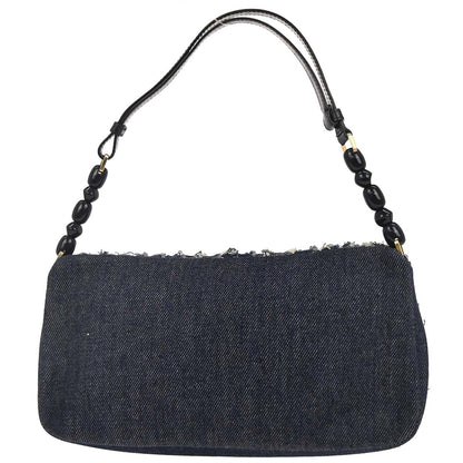 Christian Dior Blue Denim Malice Handbag