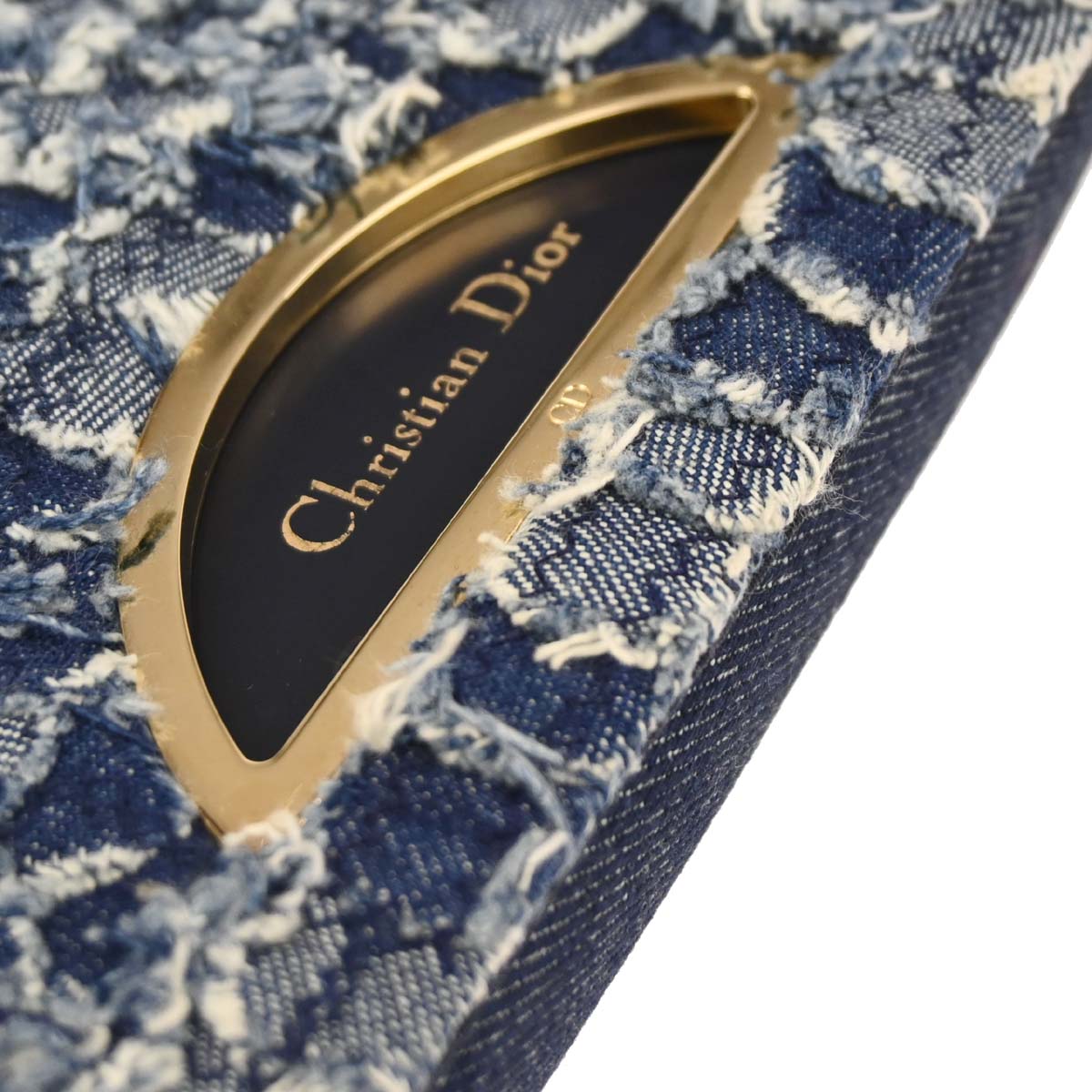 Christian Dior Blue Denim Malice Handbag