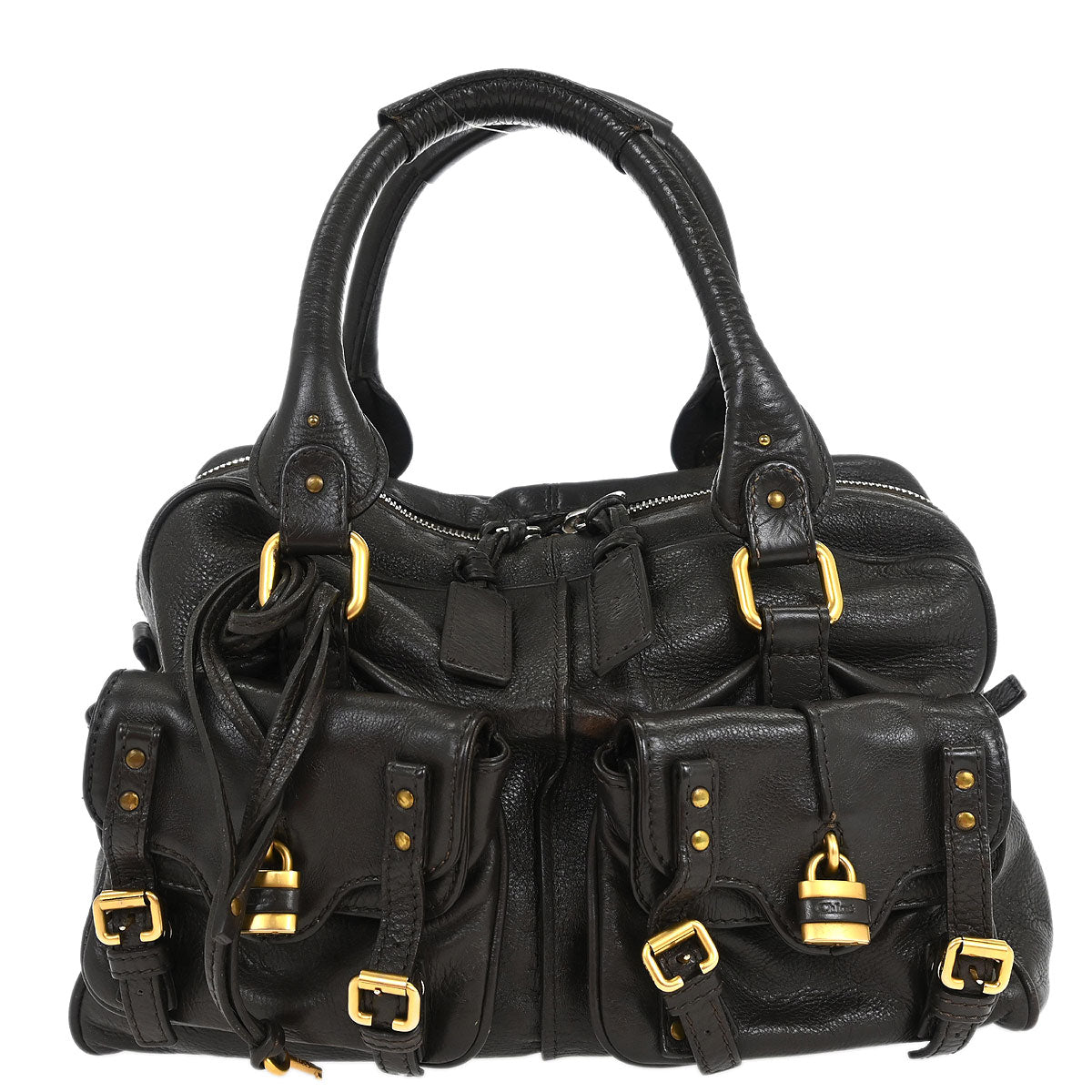 Chloe Brown Paddington Duffle Handbag