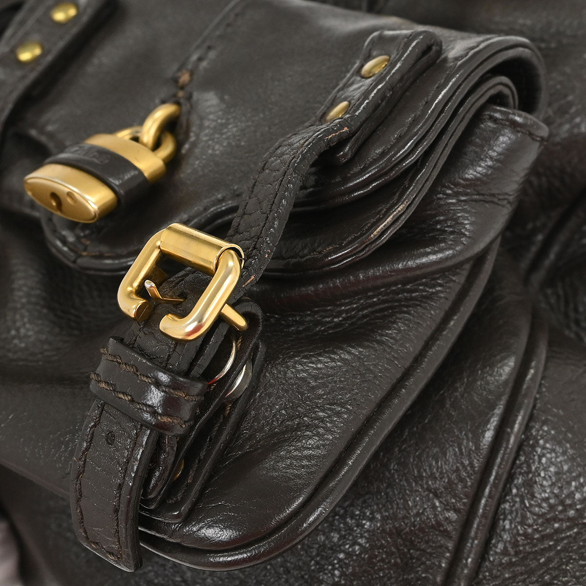 Chloe Brown Paddington Duffle Handbag