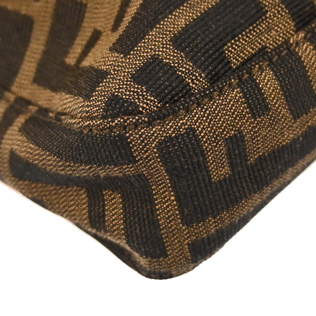 Fendi Brown Zucca Baguette Handbag