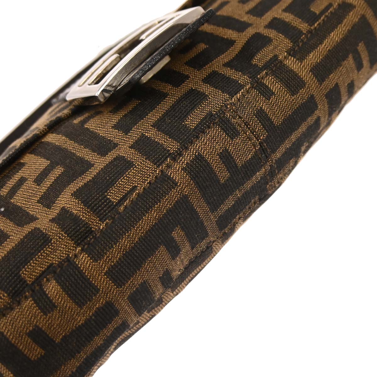 Fendi Brown Zucca Baguette Handbag