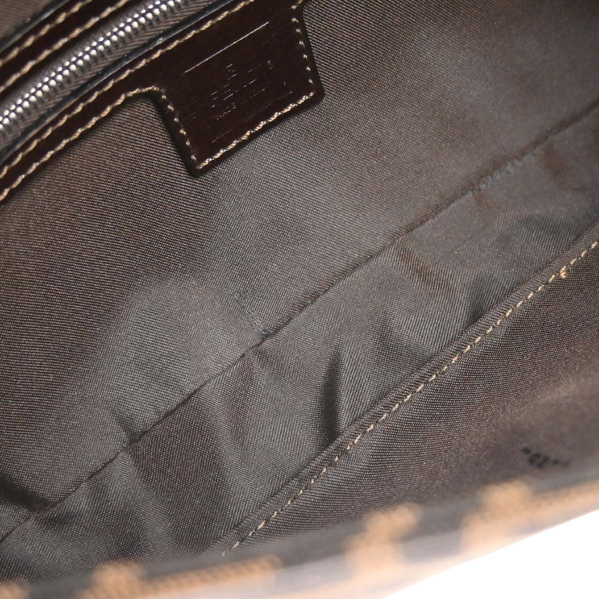 Fendi Brown Zucca Baguette Handbag