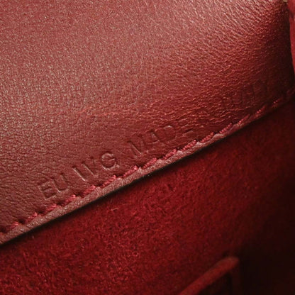 Cartier Bordeaux Patent Leather Happy Birthday Shoulder Bag