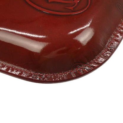 Cartier Bordeaux Patent Leather Happy Birthday Handbag