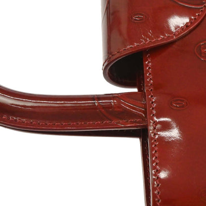 Cartier Bordeaux Patent Leather Happy Birthday Handbag