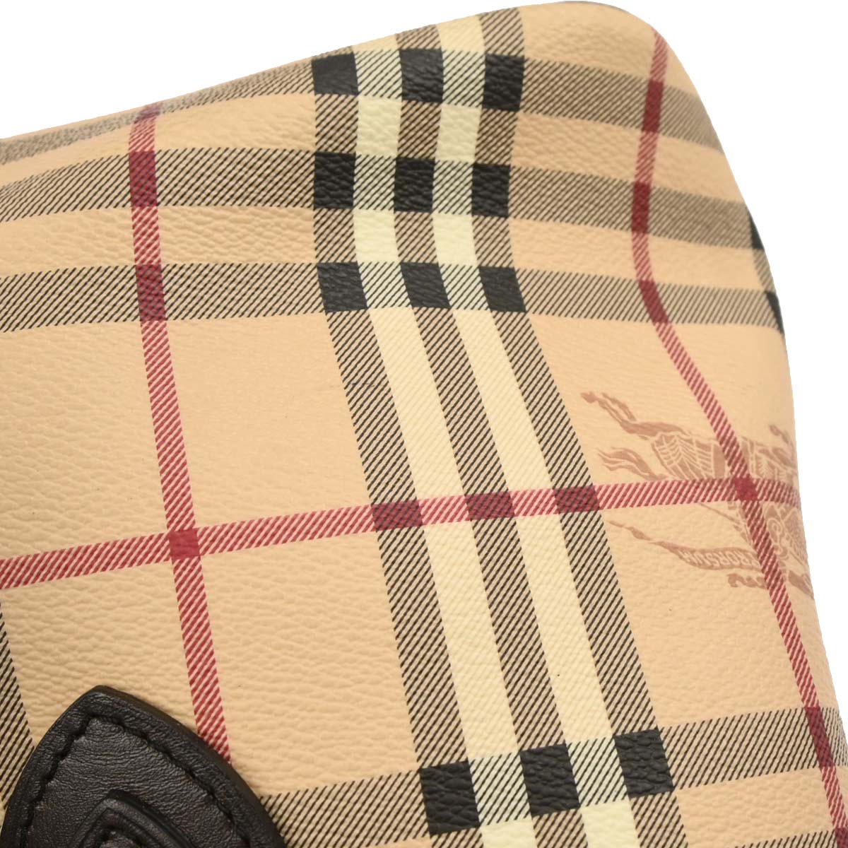 Burberry Beige PVC House Check Tote Handbag